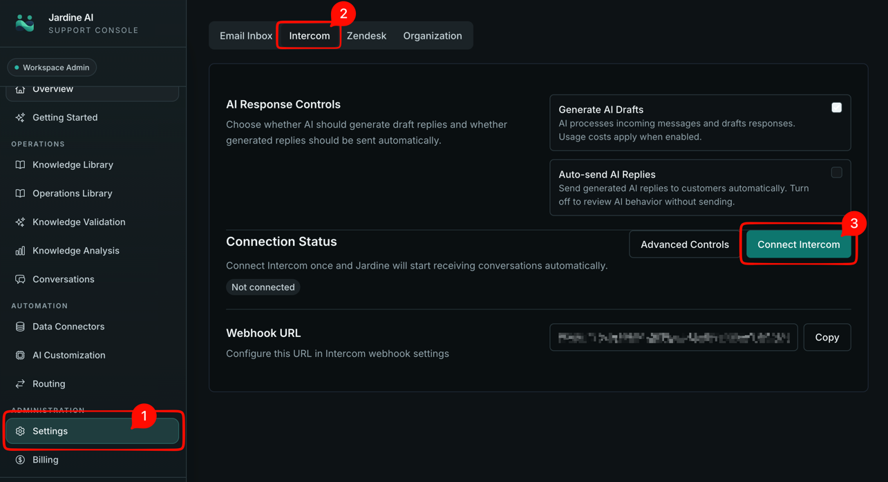 Intercom Tab